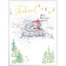 Wonderful Husband Handmade Large Me to You Bear Christmas Card Image Preview